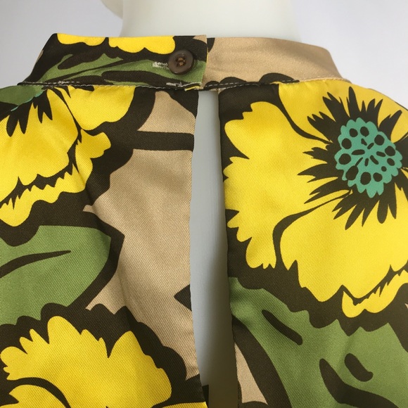 Chepe Italy Sunflower Blouse Size M - Picture 7 of 15